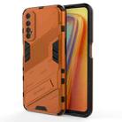 For OPPO Realme 7 Punk Armor 2 in 1 PC + TPU Shockproof Case with Invisible Holder(Orange) - 1