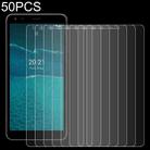 For Nokia C1 2nd Edition 50 PCS 0.26mm 9H 2.5D Tempered Glass Film - 1