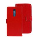 For Sharp Rouvo V idewei Crazy Horse Texture Leather Phone Case with Holder(Red) - 1