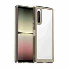 For Sony Xperia 10 V Colorful Series Acrylic + TPU Phone Case(Transparent Grey) - 1