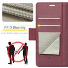 For Xiaomi Redmi Note 13 Pro 5G CaseMe 023 Butterfly Buckle Litchi Texture RFID Anti-theft Leather Phone Case(Wine Red) - 6