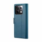 For Xiaomi Redmi Note 13 Pro 5G CaseMe 023 Butterfly Buckle Litchi Texture RFID Anti-theft Leather Phone Case(Blue) - 3
