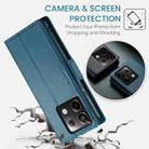 For Xiaomi Redmi Note 13 Pro 5G CaseMe 023 Butterfly Buckle Litchi Texture RFID Anti-theft Leather Phone Case(Blue) - 7