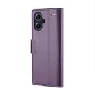For Xiaomi Redmi Note 13 Pro+ 5G CaseMe 023 Butterfly Buckle Litchi Texture RFID Anti-theft Leather Phone Case(Pearly Purple) - 3