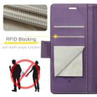 For Xiaomi Redmi Note 13 Pro+ 5G CaseMe 023 Butterfly Buckle Litchi Texture RFID Anti-theft Leather Phone Case(Pearly Purple) - 6