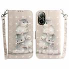 For Realme C67 4G Global 3D Colored Horizontal Flip Leather Phone Case(Squirrels) - 1