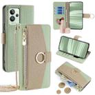 For Realme GT2 Pro Crossbody Litchi Texture Leather Phone Case(Green) - 1