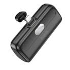 Hoco J116 5000mAh Cool Charging Pocket Digital Display Power Bank, Interface:8 Pin(Black) - 1