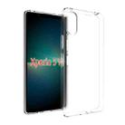 For Sony Xperia 5 VI Waterproof Texture TPU Phone Case(Transparent) - 1