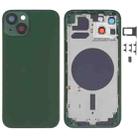 Back Housing Cover with SIM Card Tray & Side  Keys & Camera Lens for iPhone 13(Green) - 1