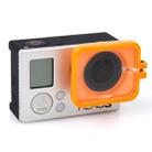 TMC Lens Anti-exposure Protective Hood for GoPro HERO4 /3+(Orange) - 1