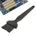 Electronic Component 7 Beam Flat Handle Antistatic Cleaning Brush, Length: 14cm(Black) - 1