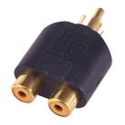 RCA plug to 2x RCA Sockets (Gold Plated) - 1