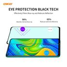 For Redmi 10X 4G/Redmi Note 9 5 PCS ENKAY Hat-Prince 0.26mm 9H 6D Curved Full Screen Eye Protection Green Film Tempered Glass Protector - 4