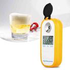 DR402 Digital Beer Refractometer Wort Hydrometer Brix 0-50% Concentration Meter Refractometer Electronic Wine Alcohol Tester - 1