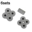 For Nintendo Dual Screen Lite 6sets Conductive Rubber Pad Soft Silicone Adhesive Key Button Pads - 1