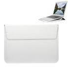 Universal Envelope Style PU Leather Case with Holder for Ultrathin Notebook Tablet PC 13.3 inch, Size: 35x25x1.5cm(White) - 1