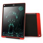 Portable 12 inch LCD Writing Tablet Drawing Graffiti Electronic Handwriting Pad Message Graphics Board Draft Paper with Writing Pen(Red)