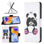 For Xiaomi Redmi Note 11 Pro International Colored Drawing Leather Phone Case(Panda)