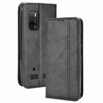 For Ulefone Armor X10 / X10 Pro Magnetic Buckle Retro Texture Leather Phone Case(Black)