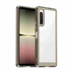 For Sony Xperia 10 V Colorful Series Acrylic + TPU Phone Case(Transparent Grey)