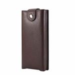 Litchi Texture Waist Belt Wallet Bag For Folding Screen Phone(Brown)