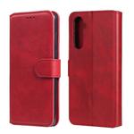 For OPPO Realme 6 Classic Calf Texture PU + TPU Horizontal Flip Leather Case, with Holder & Card Slots & Wallet(Red)
