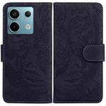 For Xiaomi Redmi Note 13 Pro 5G Tiger Embossing Pattern Leather Phone Case(Black)