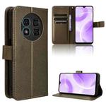 For Ulefone Note 15 Diamond Texture Leather Phone Case(Brown)