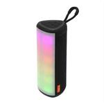 T&G TG357 Portable Wireless Bluetooth Speaker Outdoor Subwoofer with RGB Colorful Light & TWS(Black)