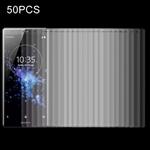 50 PCS for Sony Xperia XZ2 0.3mm 9H Surface Hardness 3D Explosion-proof Tempered Glass Screen Film, No Retail Package