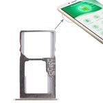 SIM Card Tray + Micro SD Card Tray for Asus Zenfone 3 Max ZC553KL(Gold)