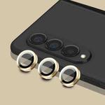 For Samsung Galaxy Z Fold4 5G / W23 ENKAY 9H Rear Camera Lens Tempered Glass Film(Gold)