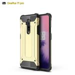 For Oneplus 7T Pro Magic Armor TPU + PC Combination Case(Gold)