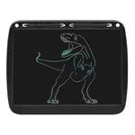 15inch Charging Tablet Doodle Message Double Writing Board LCD Children Drawing Board, Specification: Colorful Lines (Black) 