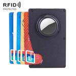 Tracker Card Holder Anti Loss RFID Wallet Card Holder for AirTag(Black)