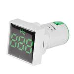 SINOTIMER ST17HZ 22mm Square LED Digital Display 50-75Hz AC Frequency Signal Indicator(04 Green)