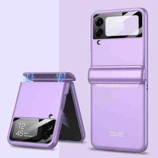 For Samsung Galaxy Z Flip3 5G GKK Magnetic Hinge Full Coverage Phone Case(Purple)