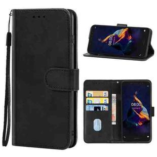 Leather Phone Case For Ulefone Armor X8(Black)