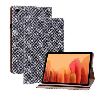 For Samsung Galaxy Tab A7 10.4 2020 Color Weave Smart Leather Tablet Case(Black)