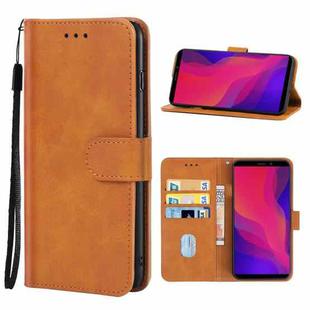Leather Phone Case For Ulefone Power 3L(Brown)