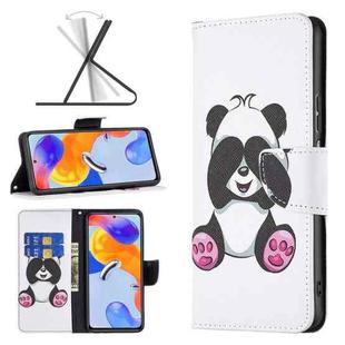 For Xiaomi Redmi Note 11 Pro International Colored Drawing Leather Phone Case(Panda)