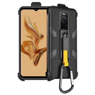 For Ulefone Armor 17 Pro Ulefone Back Clip Phone Case with Carabiner (Black)
