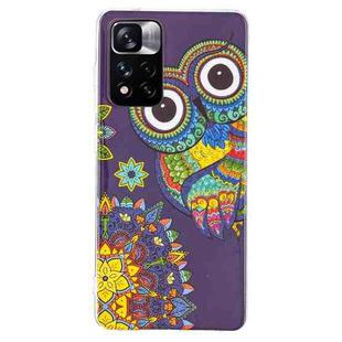 For Xiaomi Redmi Note 11 Pro 4G / 5G Luminous TPU Protective Phone Case(Blue Owl)