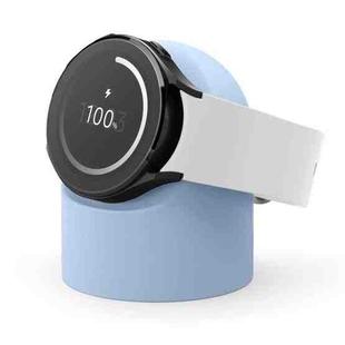 For Samsung Smartwatch Silicone Charging Holder(Light Blue)