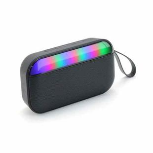 BS56 LED Portable Subwoofer TWS Wireless Bluetooth Speaker(Black)
