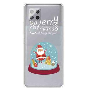For Samsung Galaxy A42 5G Trendy Cute Christmas Patterned Case Clear TPU Cover Phone Cases(Crystal Ball)