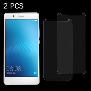 2 PCS for Huawei G9 Plus 0.26mm 9H Surface Hardness Explosion-proof Non-full Screen Tempered Glass Screen Film
