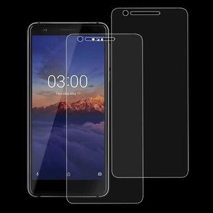 2 PCS 9H 2.5D Tempered Glass Film for Nokia 3.1