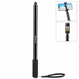 PULUZ 2m Metal Selfie Stick Monopod  for Insta360 One RS / X2 / X3 / X4 (Black)